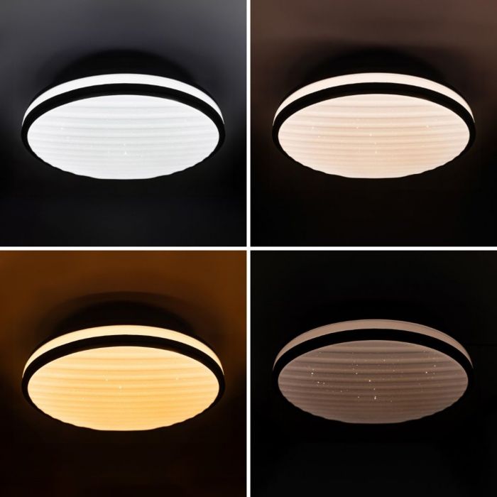GRILL матовий 96W 480*65мм 3000К- 6500К 7500Lm з пультом чорний