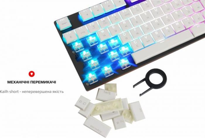 Клавіатура Motospeed K94 Kailh Short White (mtk94mks) Grey USB