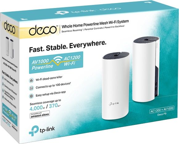 WiFi Mesh система TP-Link Deco P9 (DECO-P9-2-PACK)