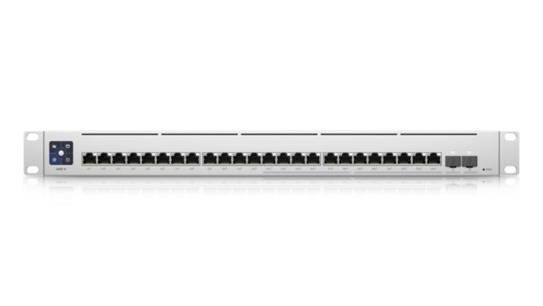 Комутатор Ubiquiti UniFi USW-Enterprise-24-PoE (12x2.5GE PoE+,12xGE PoE+, 2xSFP+, max PoE 400W, L3)