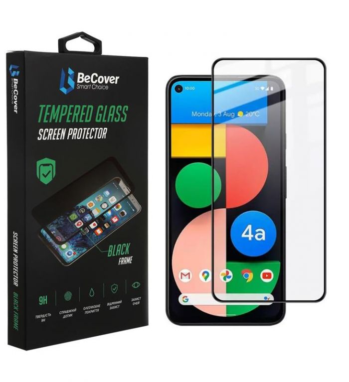 Захисне скло BeCover для Google Pixel 4A 5G Black (706782)