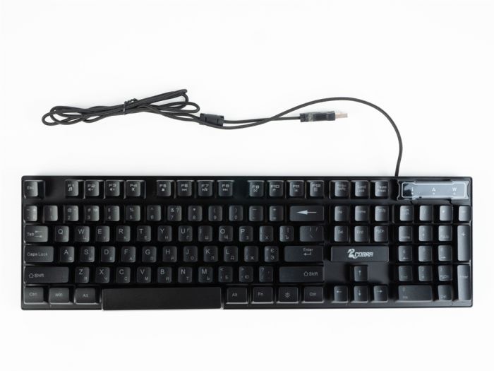 Клавіатура COBRA GK-103 Ukr Black USB