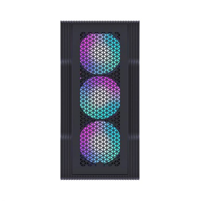 Корпус 1stPlayer T3-4F1-BK Black без БЖ