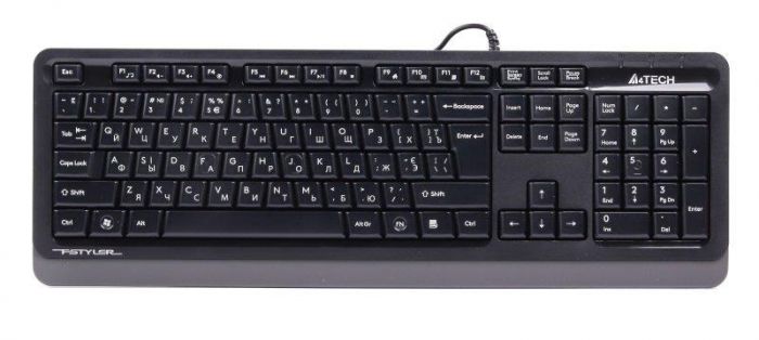 Клавіатура A4Tech Fstyler FKS10 Grey USB