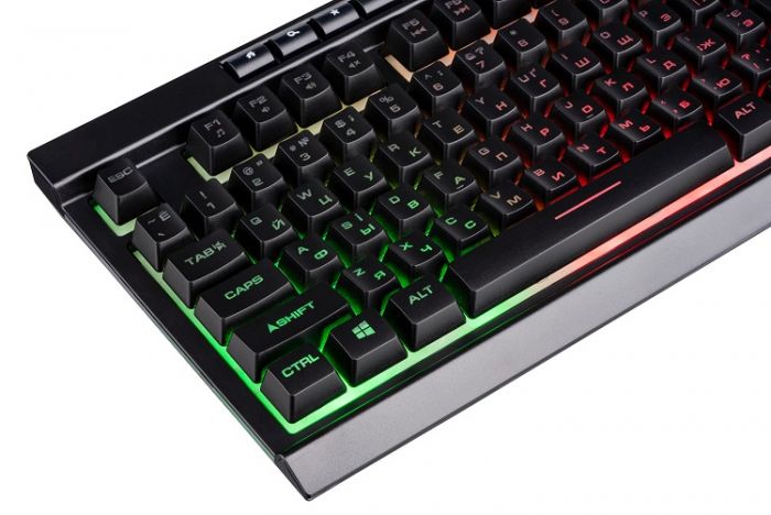 Клавіатура 2E Gaming KG300UB LED Ukr (2E-KG300UB) Black USB
