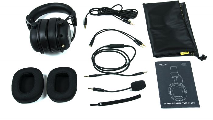 Гарнiтура Hator Hypergang Evo Elite Black (HTA-830)