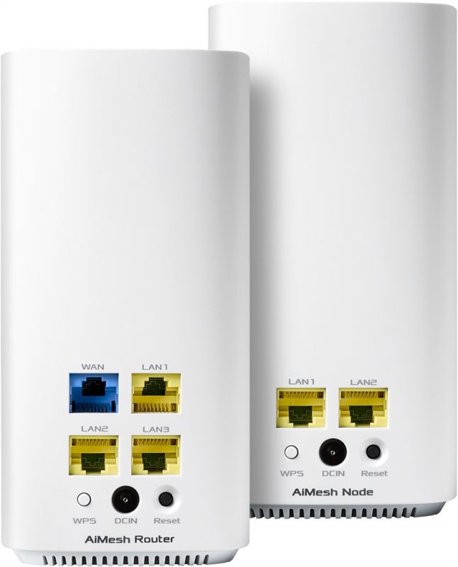 Бездротовий маршрутизатор Asus ZenWiFi Mini CD6 3PK White (CD6-3-PK)