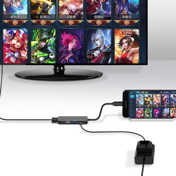 Концентратор USB-C XoKo AC-400