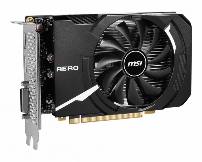 Відеокарта GF GTX 1630 4GB GDDR6 Aero ITX OC MSI (GeForce GTX 1630 AERO ITX 4G OC)