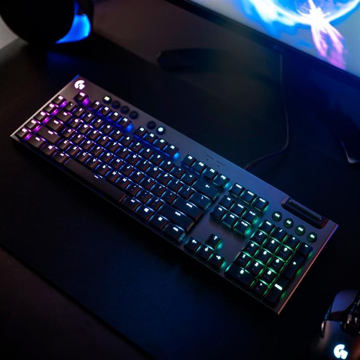 Клавiатура Logitech G815 Gaming Mechanical GL Linear RGB (920-009007) Black USB