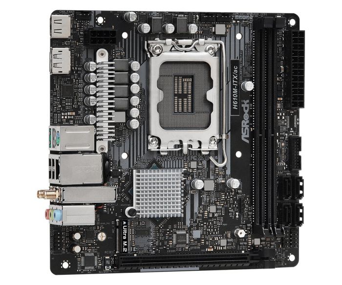 Материнська плата ASRock H610M-ITX/AC Socket 1700