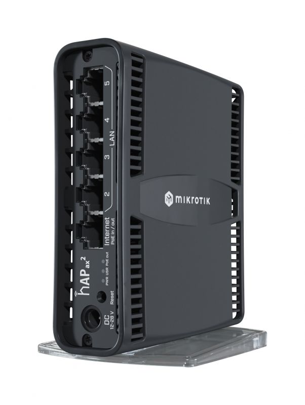 Бездротовий маршрутизатор Mikrotik hAP AX2 (C52iG-5HaxD2HaxD-TC)