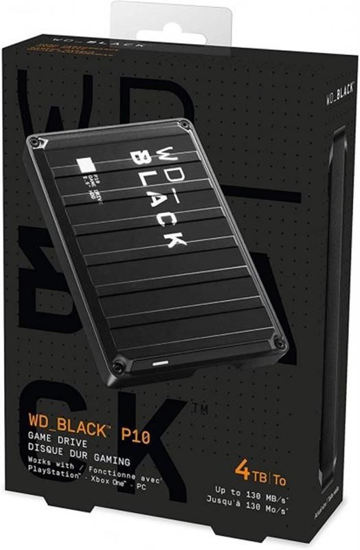 Зовнішній жорсткий диск 2.5" USB 4.0TB WD WD_BLACK P10 Game Drive (WDBA3A0040BBK-WESN)