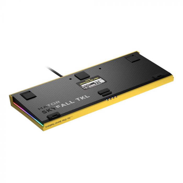 Клавіатура Hator Skyfall TKL Pro ENG/UKR/RUS (HTK-657) Yellow