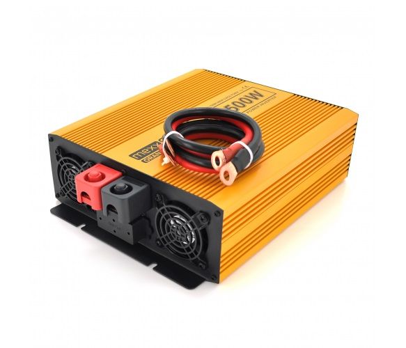 Інвертор напруги Mexxsun MXSPSW-1500, 12V/220V, 1500W (MXSPSW-1500-12S/29180)