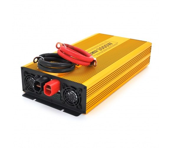 Інвертор напруги Mexxsun MXSPSW-3000, 12V/220V, 3000W (MXSPSW-3000-12S/29185)