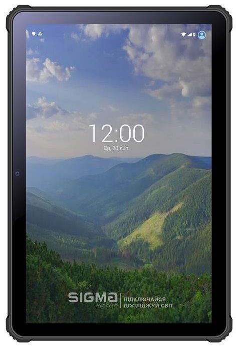 Планшетний ПК Sigma mobile Tab A1025 4G Dual Sim Black-Orange