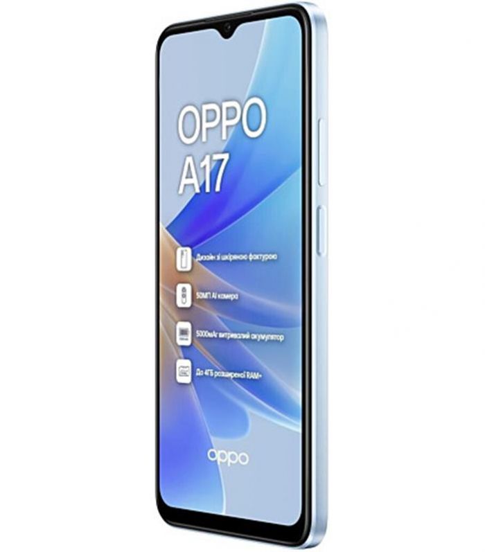 Смартфон Oppo A17 4/64GB Dual Sim Lake Blue