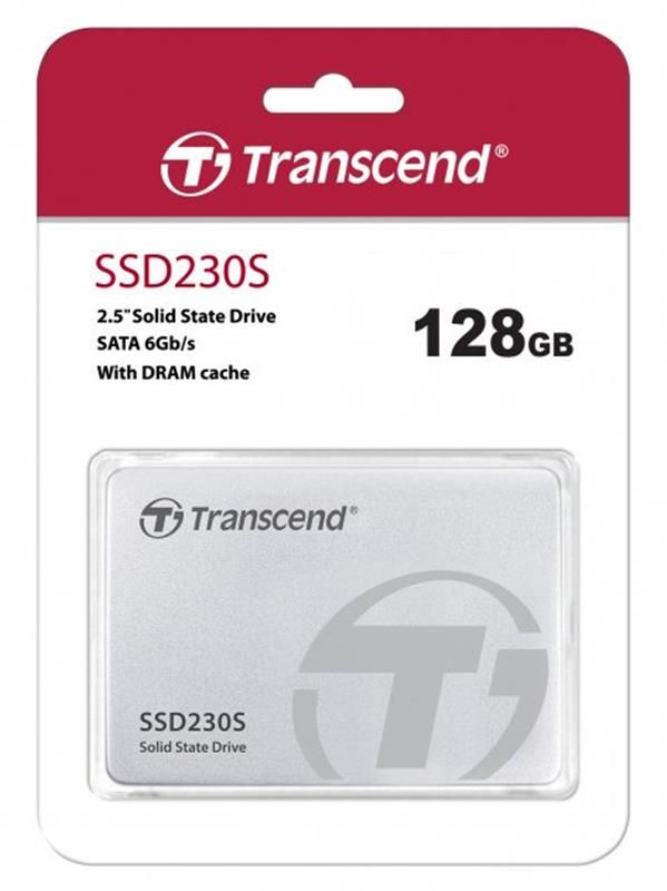 Накопичувач SSD  128GB Transcend SSD230S Premium 2.5" SATA III 3D V-NAND TLC (TS128GSSD230S)