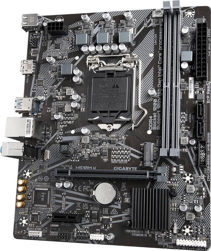 Материнська плата Gigabyte H510M K Socket 1200