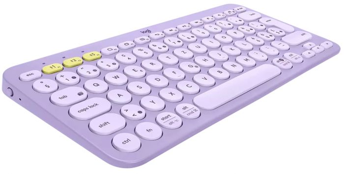 Клавіатура бездротова Logitech K380 Multi-Device Bluetooth Lavender Lemonade (920-011166)