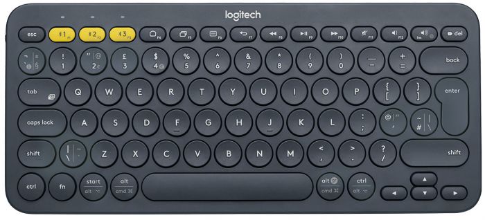Клавіатура бездротова Logitech K380 Multi-Device Bluetooth Black (920-007582)