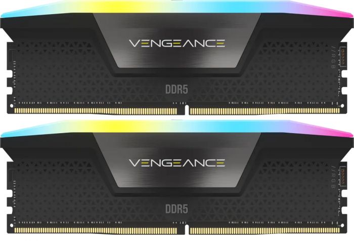 Модуль пам`ятi DDR5 2x16GB/6000 Corsair Vengeance RGB Black (CMH32GX5M2B6000C40)