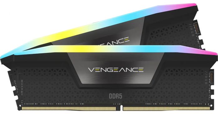 Модуль пам`ятi DDR5 2x16GB/6000 Corsair Vengeance RGB Black (CMH32GX5M2B6000C40)