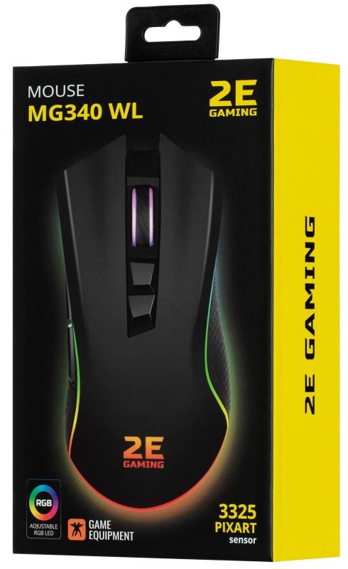 Мишка бездротова 2E Gaming MG340 WL Black (2E-MG340UB-WL) 