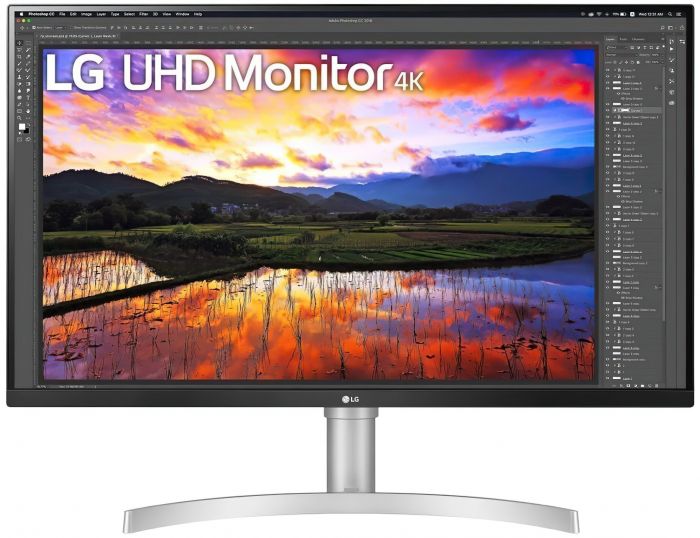 Монiтор LG 31.5" 32UN650-W IPS Silver