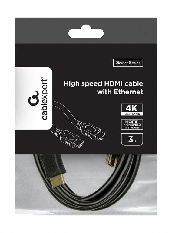 Кабель Cablexpert HDMI - HDMI v1.4, M/M, 4.5 м, чорний (CC-HDMI4L-15) пакет