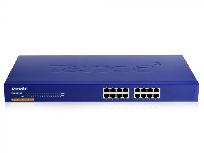 Комутатор TENDA TEG1016G 16port 10/100/1000/BaseT rackmount