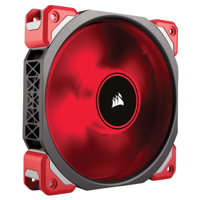 Вентилятор Corsair ML120 Pro LED Red (CO-9050042-WW), 120x120x25мм, 4-pin, чорний