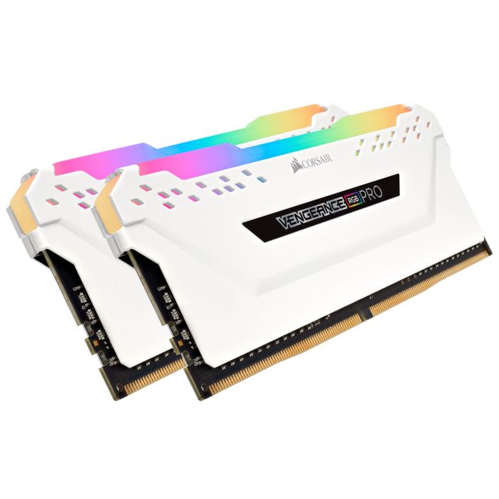 Модуль пам`ятi DDR4 2x8GB/3200 Corsair Vengeance RGB Pro White (CMW16GX4M2C3200C16W)