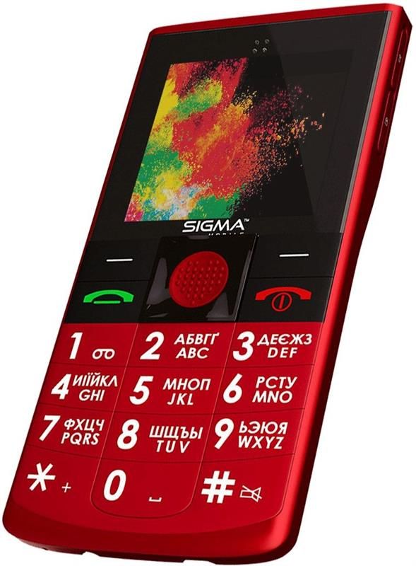 Мобільний телефон Sigma mobile Comfort 50 Solo Dual Sim Red