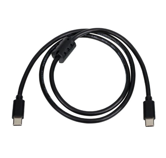 Кабель Atcom (12113) Type-C/Type-C, 0.8м, черный