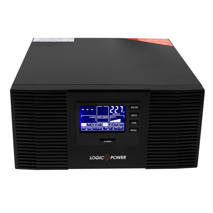 Джерело безперебійного живлення LPM-PSW-1500VA (1050 Вт), Lin.int., AVR, 2 x евро, метал