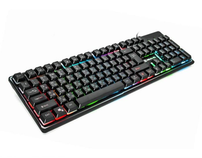 Клавіатура REAL-EL Comfort 7011 Backlit Ukr Black USB