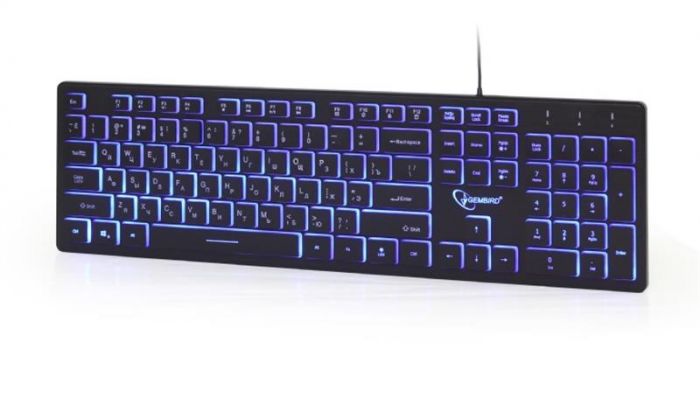 Клавіатура Gembird KB-UML3-01-UA Ukr Black USB