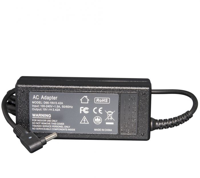 Блок живлення Frime для ноутбука Asus 19V 3.42A 65W 4.0x1.35мм + каб.живл. (F19V3.42A65W_ASUS40135)