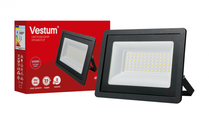 Світлодіодний прожектор Vestum 50W 6500K 180-260V IP65 1-VS-3016
