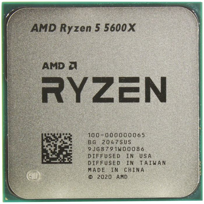 Процесор AMD Ryzen 5 5600X (3.7GHz 32MB 65W AM4) Tray (100-000000065)