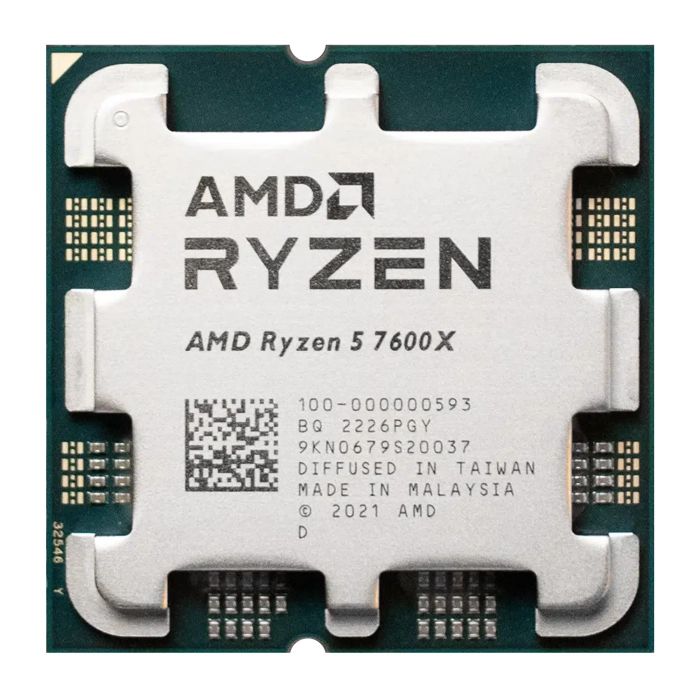 Процесор AMD Ryzen 5 7600X (4.7GHz 32MB 105W AM5) Tray (100-000000593)