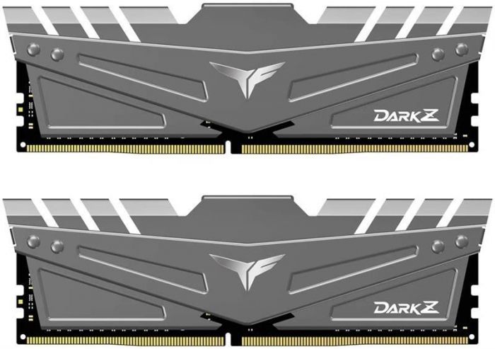 Модуль пам`ятi DDR4 2x8GB/3200 Team T-Force Dark Z Gray (TDZGD416G3200HC16CDC01)