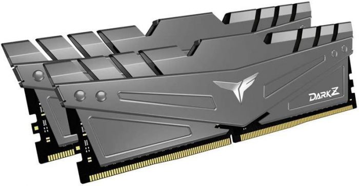 Модуль пам`ятi DDR4 2x8GB/3200 Team T-Force Dark Z Gray (TDZGD416G3200HC16CDC01)