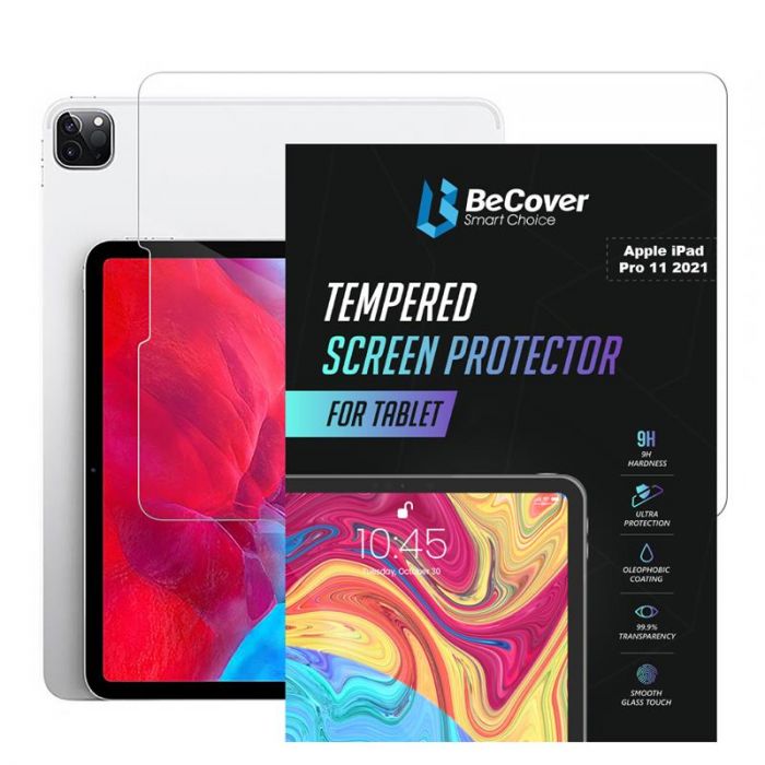 Захисне скло BeCover для Apple iPad Pro 11 (2021) (706056)