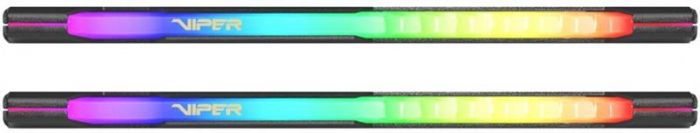 Модуль пам`яті DDR4 2x32GB/3600 Patriot Viper Steel RGB Black (PVSR464G360C0K)
