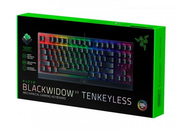 Клавіатура Razer BlackWidow V3 TKL Yellow Switch ENG (RZ03-03491800-R3M1) Black USB