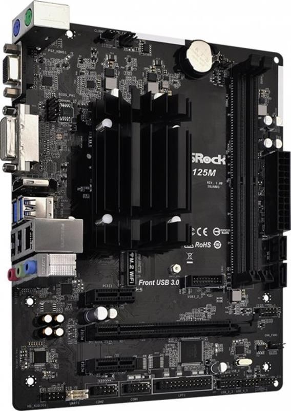 Материнська плата ASRock J4125M Micro ATX