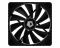 Вентилятор ID-Cooling WF-14025-XT, 140x140x25мм, 4-pin PWM, чорний